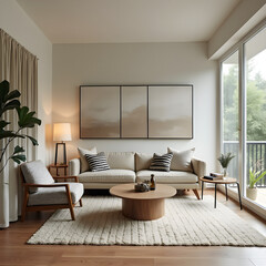 Fototapeta premium Traditional Cozy Living Room Comfort 