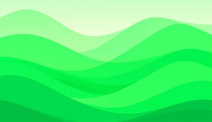 Fototapeta premium abstract green wave geometric background