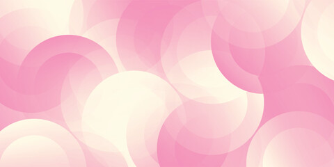 Modern background minimalist pink and yellow gradations circle effect lines art design
