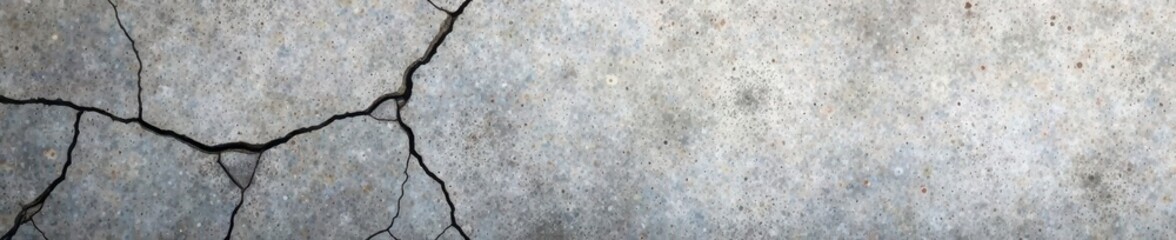 Obraz premium Cracked, weathered grey concrete texture Abstract urban backdrop , monochrome, distressed