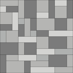 Geometric-pattern-rectangular-tiles-gray