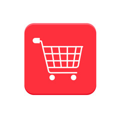 Add to cart icon design for various shopping platforms and apps. Vector illustration.	