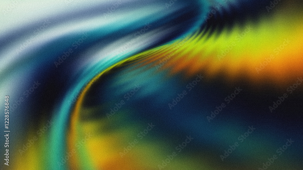 Wall mural abstract vibrant patterns flow into glowing radiant gradients with seamless luminous textures and sh