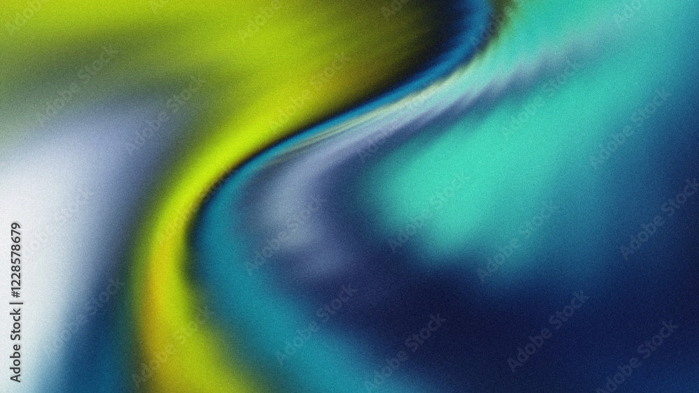 Wall mural radiant glowing waves blend into seamless gradients with soft luminous patterns and fluid textures c