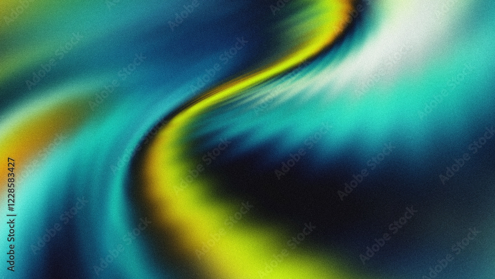 Wall mural bright vibrant patterns flow into radiant glowing gradients with luminous textured transitions and d