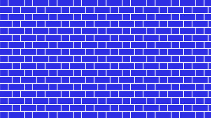Abstract background illustration of blue bricks with a white cross-section pattern.