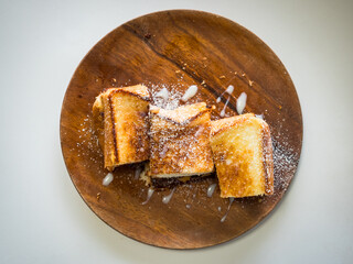 close up of sweet bread