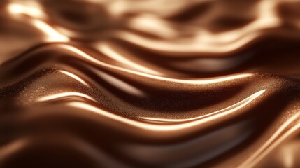 Smooth Chocolate Swirls with Subtle Shimmer