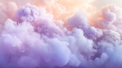Fototapeta premium Abstract Pastel Cloudscape Swirling Color Hues