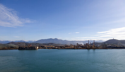 Naklejka premium Noumea Power Plant and Nickel Smelter