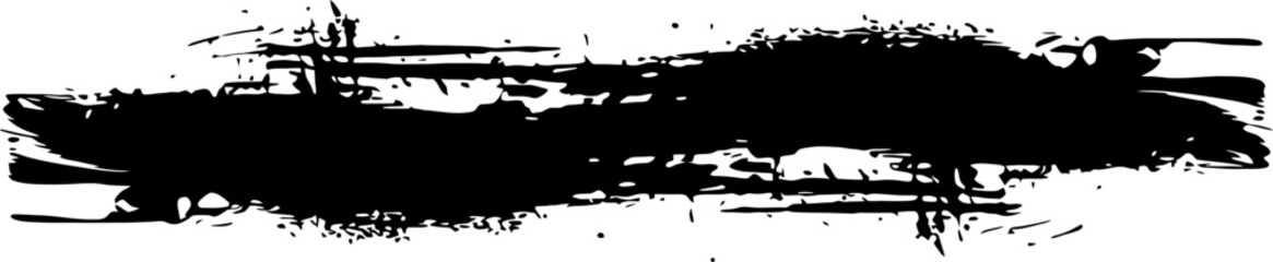 Grunge splatter border line