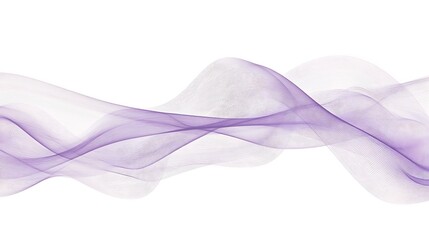 Abstract Lavender Wave Lines Flowing Design