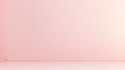 Minimalist Pink Room Interior Design Scene