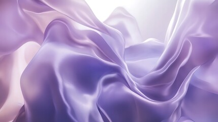 Obraz premium Draped Lavender Silk Fabric Abstract Texture