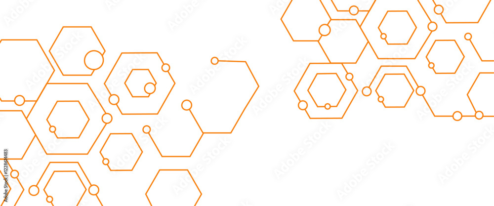 Poster vector abstract honeycomb white and gray geometric abstract background with simple hexagonal element