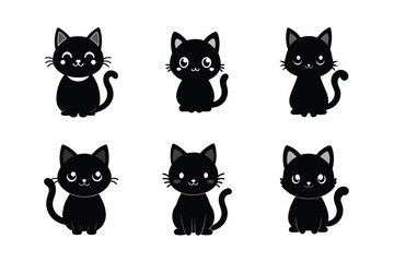 Fototapeta premium The amazing kitties in kawaii attire are seen to be quite adorable.