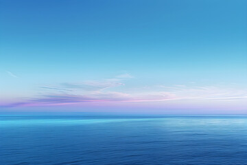 Tranquil Ocean Sky: An Ombre Gradient Transitioning from Deep Ocean Blue to Delicate Sky Blue