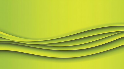 Obraz premium Abstract Green Waves Background Design Image