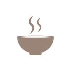 Bowl icon illustration flat