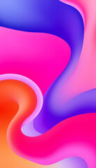 Colorful fluid abstract background with vibrant pink and blue tones
