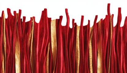 Red gold velvet curtain backdrop texture design