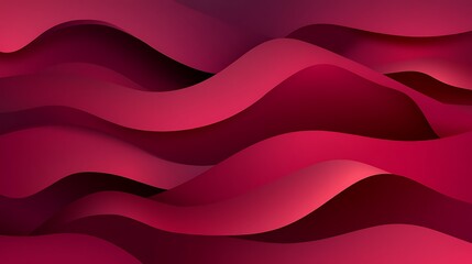 Abstract Crimson Wave Pattern Design Background