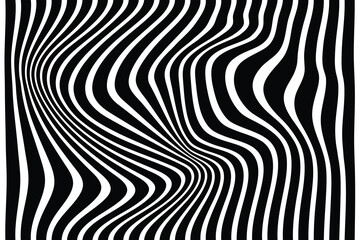 Abstract background with colorful wavy geometry shape