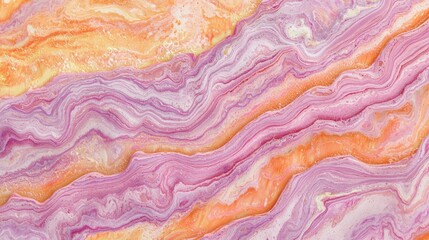 Ephemeral Beauty: Abstract Magenta and Orange Chaos Unveiled