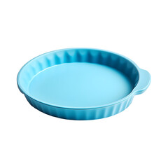 Premium Silicone Tart Pan with Smooth Finish Isolated on Transparent Background