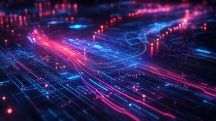 Data Science Artificial Intelligence Machine Learning Deep Learning Big Data Technology Analytics Visualization Innovation Abstract Futuristic