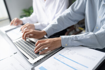 Business People Meeting Design Ideas professional investor working new start up project. Concept. business planning in office.