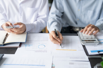 Business People Meeting Design Ideas professional investor working new start up project. Concept. business planning in office.