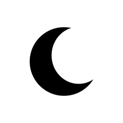 crescent moon icon © rani