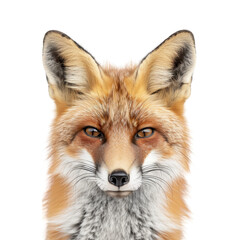 Obraz premium Detailed Portrait of a Lively Red Fox in Natural Habitat