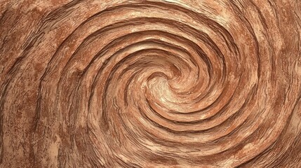 Serene Beauty of Tree Bark: Lichen Growth and Swirling Ridges in Ultra-Detailed Cinematic Image