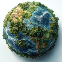 Fototapeta premium green planet earth