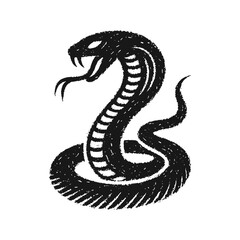 black and white snake