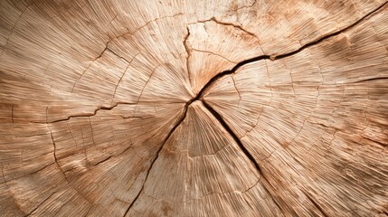 Aged Coconut Shell Texture: Cracked Patterns and Fibrous Fractals Cinematic Close-Up