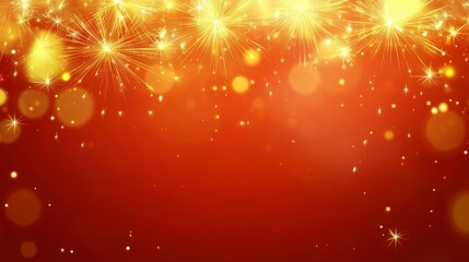 Naklejka premium Festive Sparkling Firework Celebration Background