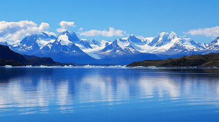 beach at sunrise with seashells scattered along the shore 
