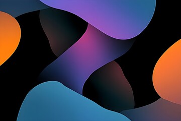 Abstract Color Transition Waves Background Wallpaper