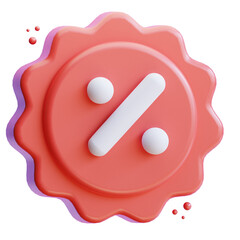 discount badge 3d graphic illustration