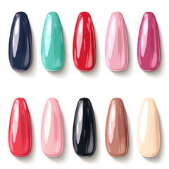 Fototapeta premium nail polish bottles