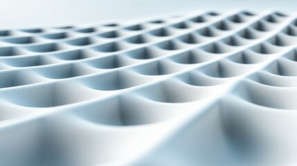 Fototapeta premium Abstract White Seamless Wave Texture Background