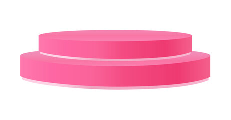 Pink Stand Product Podium Decorative