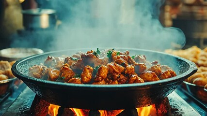 Delicious Indian curry made with butter chicken