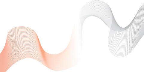 Abstract vector background with wavy lines