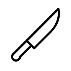 Knife Vector Icon – Tool & Cutting Symbol