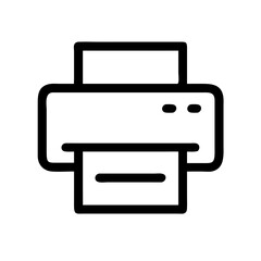 Printer Vector Icon – Printing & Document Symbol