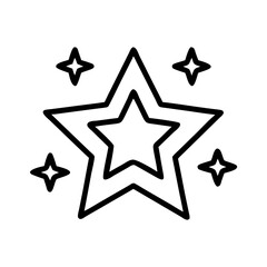 Obraz premium Star Vector Icon – Excellence & Achievement Symbol